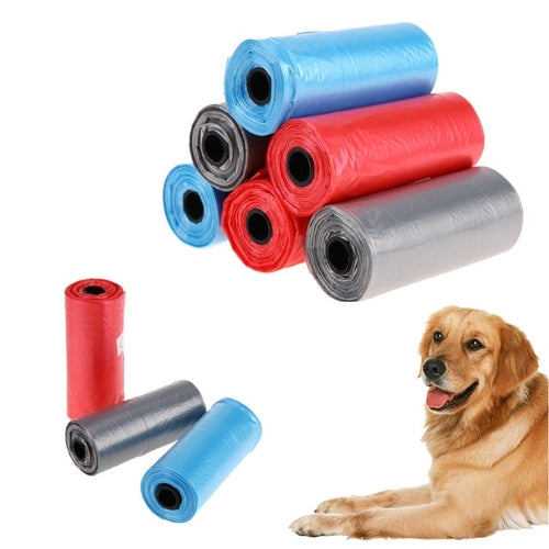 90Pcs/6 Roll Pet Dog Poop Bags Garbage Bags for