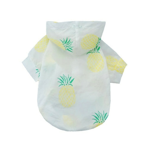 Dog Raincoat Sun proof Clothing Summer Sun Protection Hoodie Small Dog