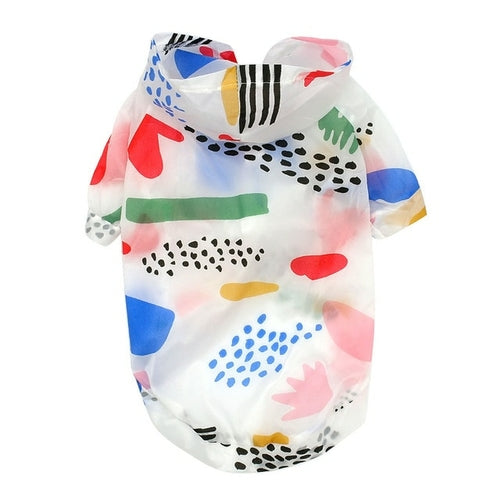 Dog Raincoat Sun proof Clothing Summer Sun Protection Hoodie Small Dog