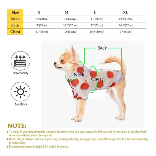 Dog Raincoat Sun proof Clothing Summer Sun Protection Hoodie Small Dog