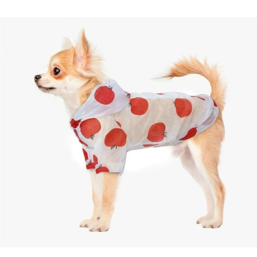 Dog Raincoat Sun proof Clothing Summer Sun Protection Hoodie Small Dog