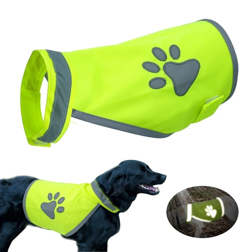 Reflective Dog Vest Clothes High Visibility Small