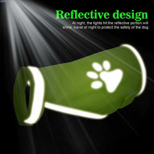 Reflective Dog Vest Clothes High Visibility Small