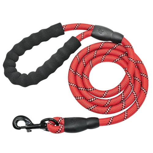 Reflective Large Dog Leash Nylon Rope Pet Running